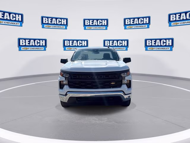 2025 Summit White Chevrolet Silverado 1500 WT RWD Truck