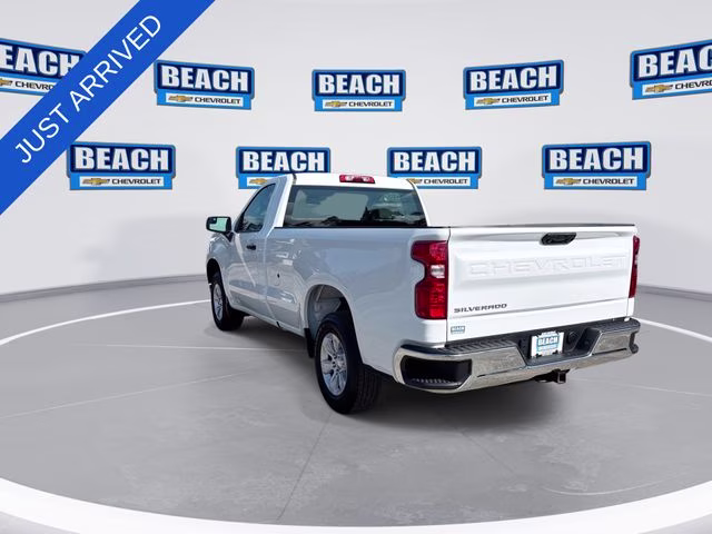 2025 Summit White Chevrolet Silverado 1500 WT RWD Truck