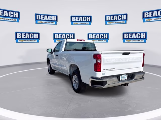 2025 Summit White Chevrolet Silverado 1500 WT RWD Truck