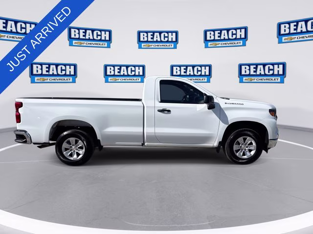 2025 Summit White Chevrolet Silverado 1500 WT RWD Truck