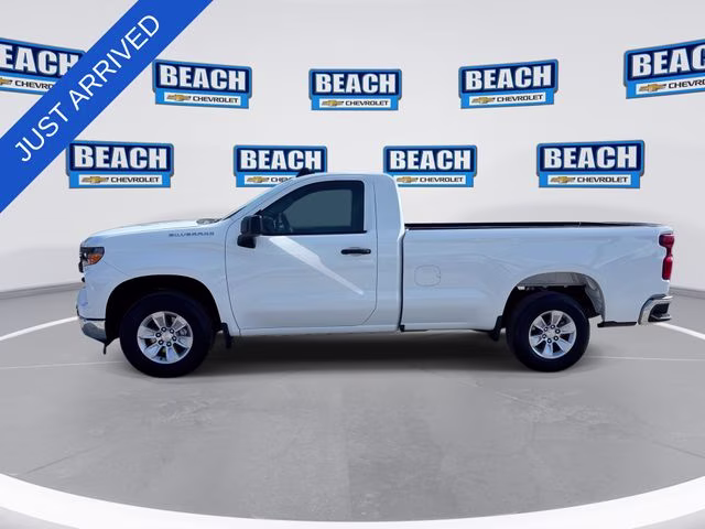 2025 Summit White Chevrolet Silverado 1500 WT RWD Truck
