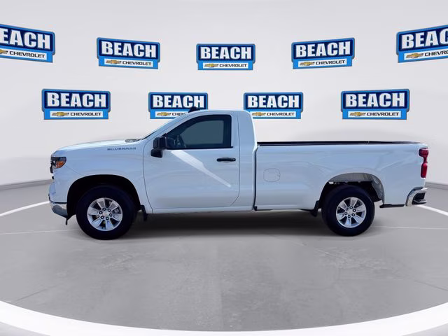 2025 Summit White Chevrolet Silverado 1500 WT RWD Truck