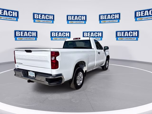 2025 Summit White Chevrolet Silverado 1500 WT RWD Truck
