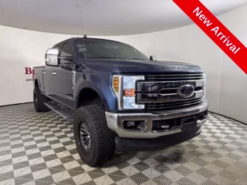 2019 Blue Ford Super Duty F-250 SRW Lariat 4X4 Truck