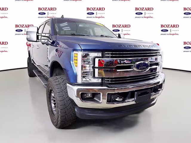 2019 Blue Ford Super Duty F-250 SRW Lariat 4X4 Truck