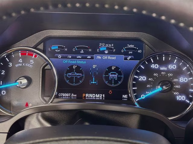 2019 Blue Ford Super Duty F-250 SRW Lariat 4X4 Truck