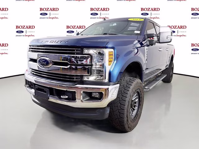 2019 Blue Ford Super Duty F-250 SRW Lariat 4X4 Truck