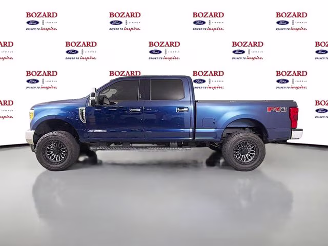 2019 Blue Ford Super Duty F-250 SRW Lariat 4X4 Truck