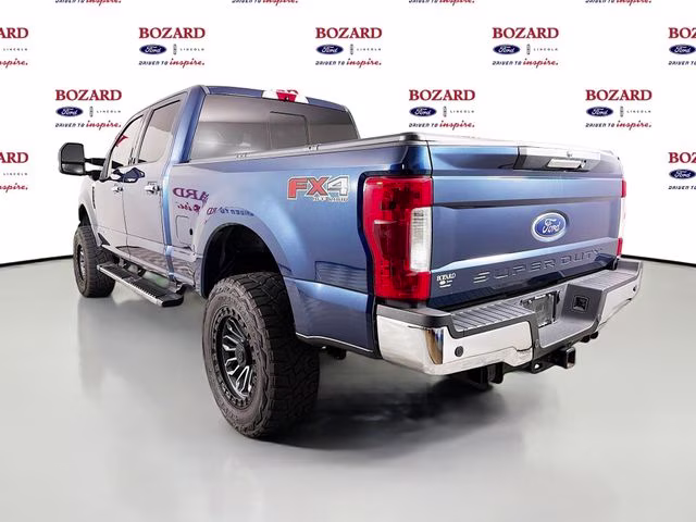 2019 Blue Ford Super Duty F-250 SRW Lariat 4X4 Truck