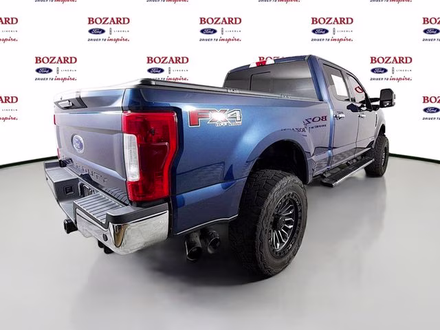 2019 Blue Ford Super Duty F-250 SRW Lariat 4X4 Truck