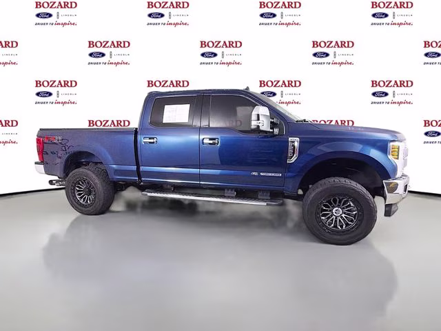 2019 Blue Ford Super Duty F-250 SRW Lariat 4X4 Truck