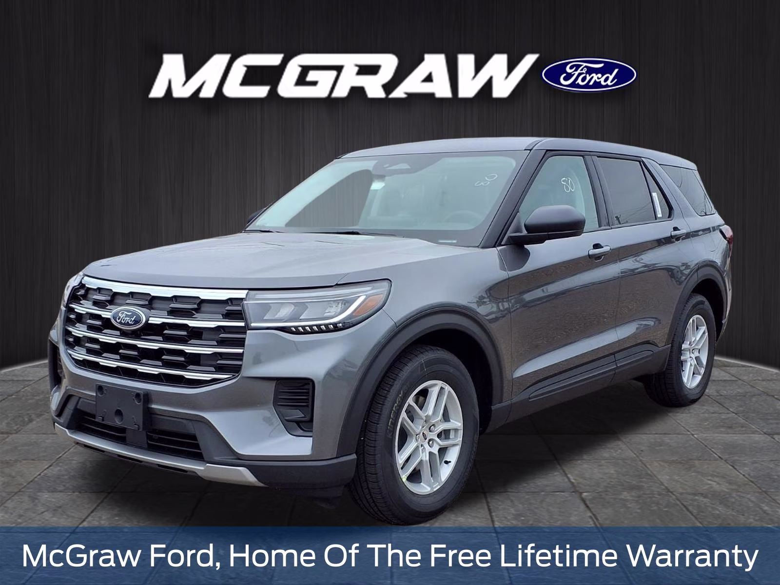 2026 Gray Ford Explorer Active RWD SUV