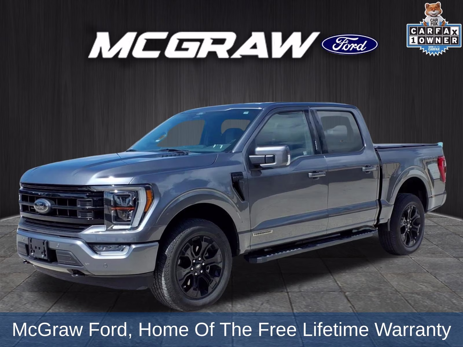 2022 Gray Metallic Ford F-150 Lariat 4X4 Truck