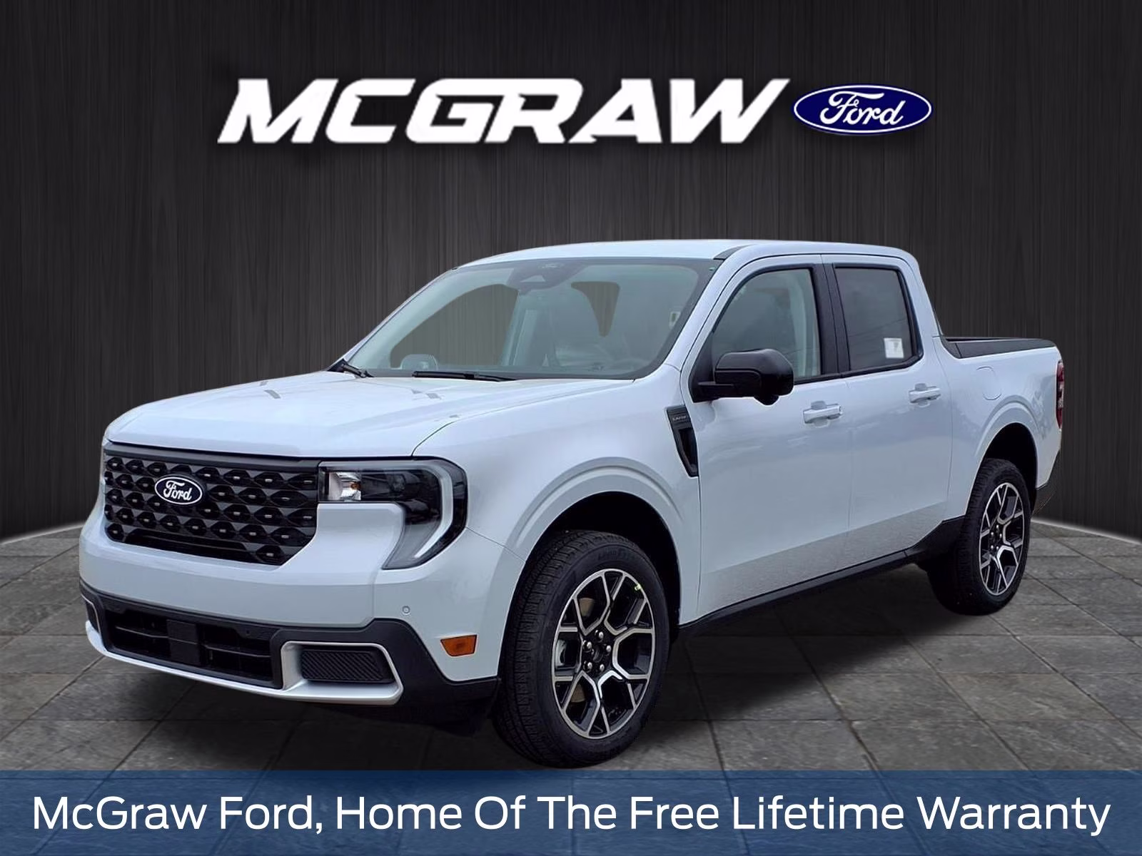 2026 White Ford Maverick Lariat AWD Truck