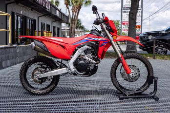 2024 Red Honda CRF450L Motorcycle