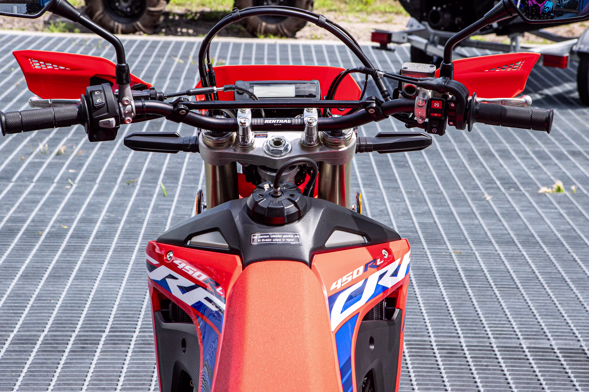 2024 Red Honda CRF450L Motorcycle