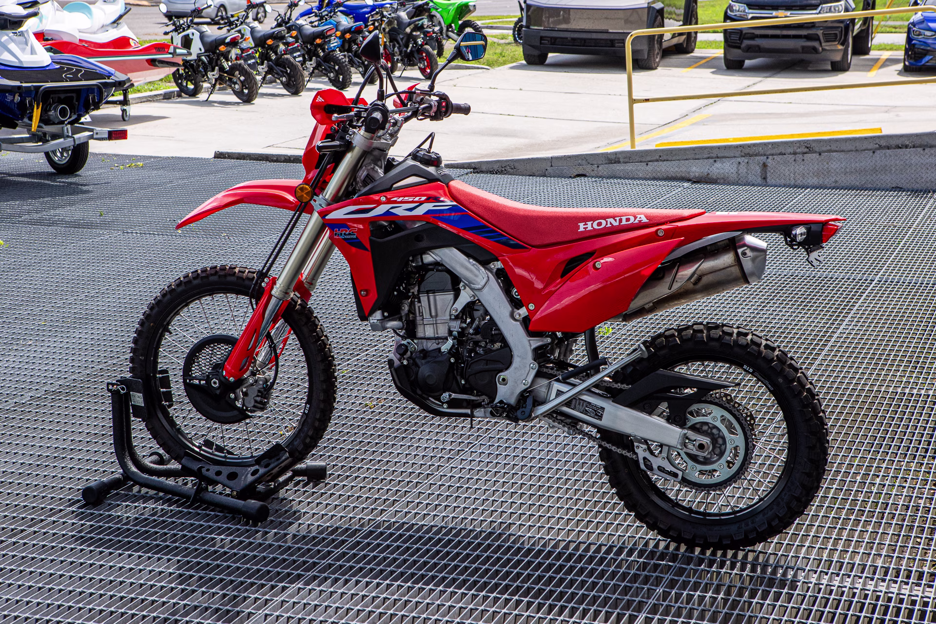 2024 Red Honda CRF450L Motorcycle