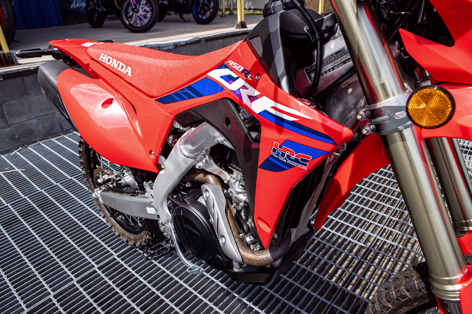 2024 Red Honda CRF450L Motorcycle