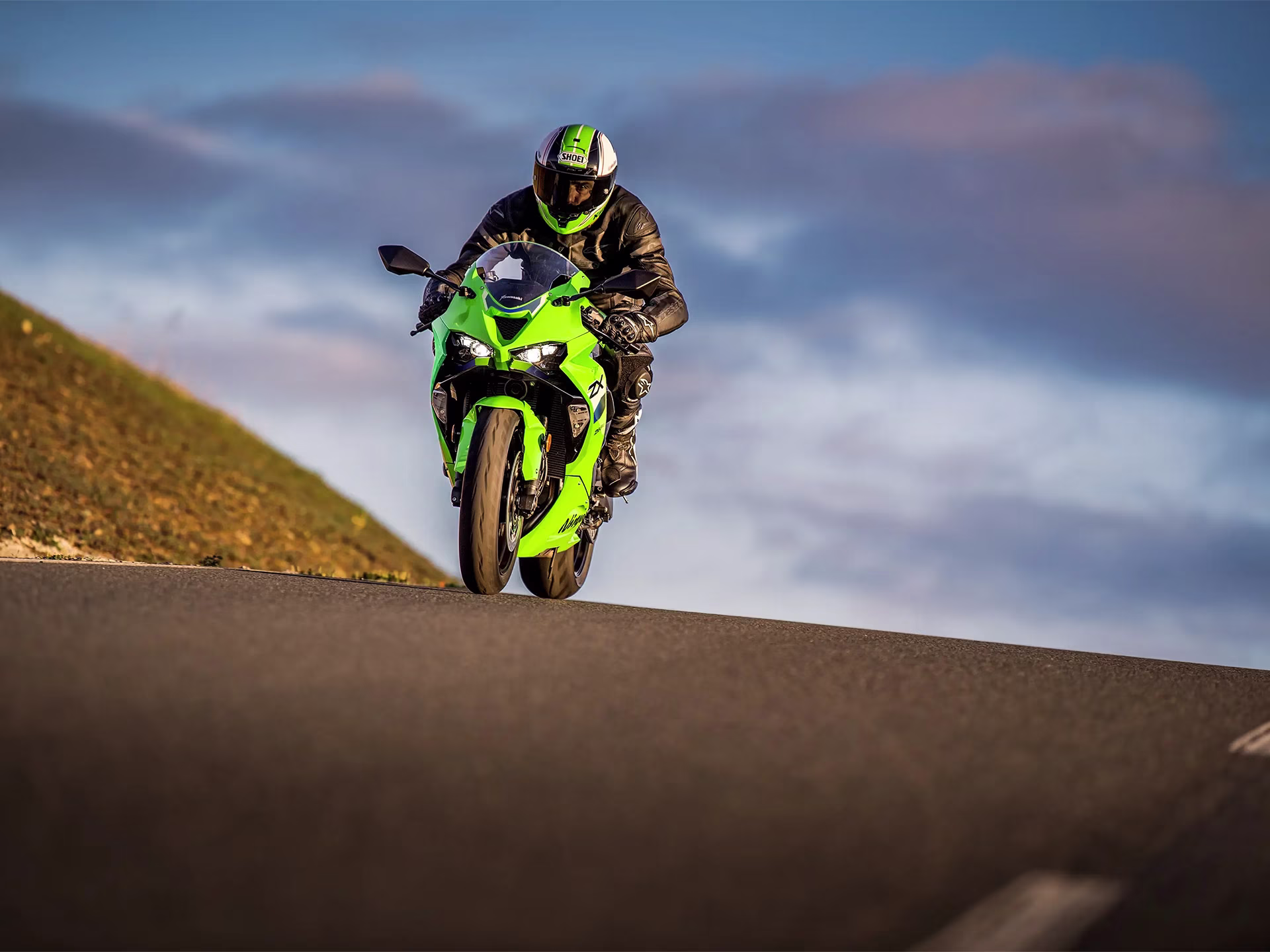 2026 Lime Green Kawasaki Ninja ZX-6R ZX-6R ABS Motorcycle