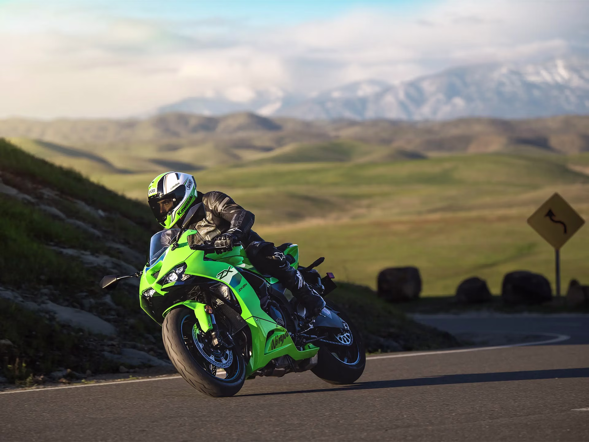 2026 Lime Green Kawasaki Ninja ZX-6R ZX-6R ABS Motorcycle