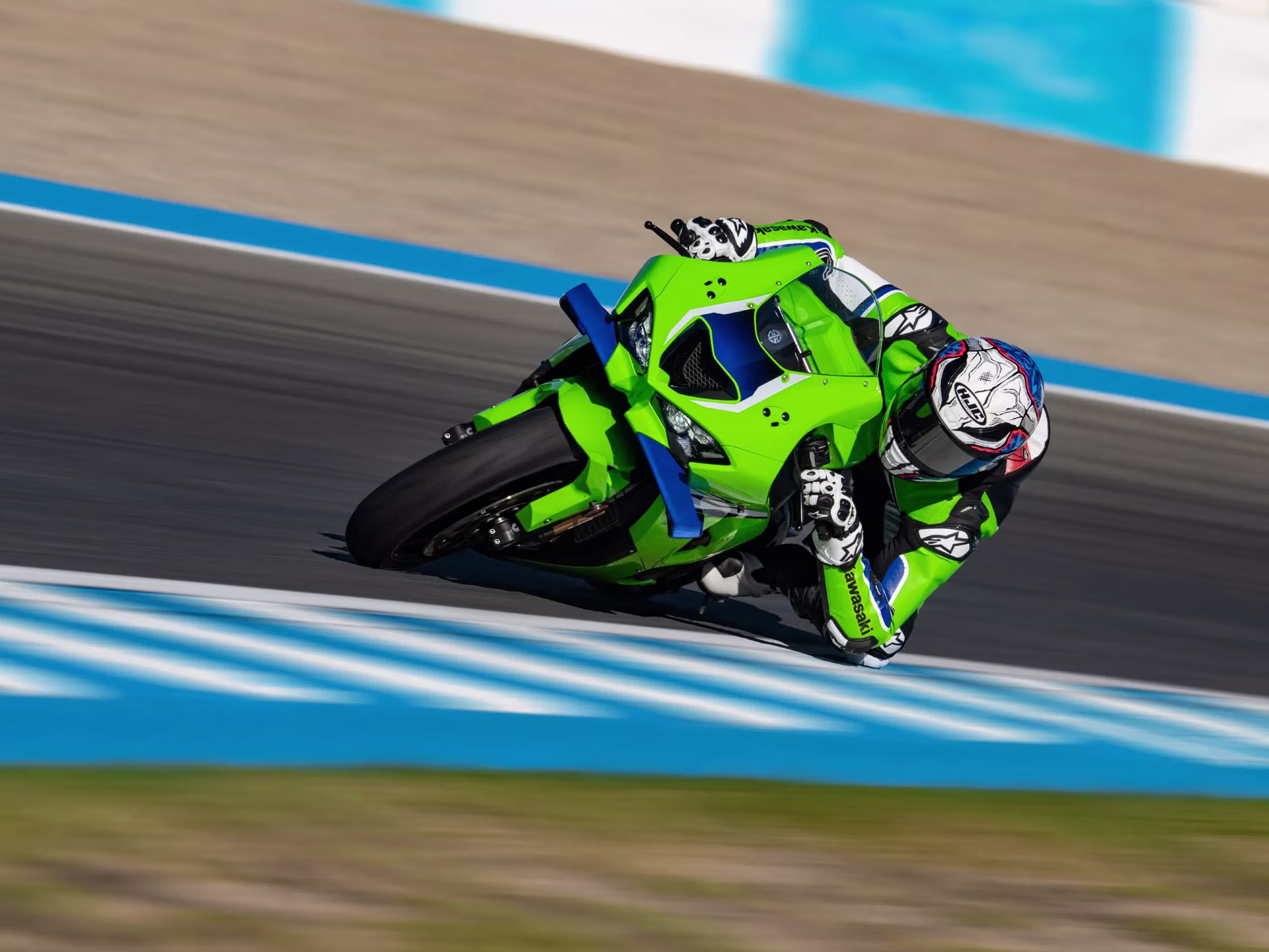 2026 Lime Green / Blue 24 Kawasaki Ninja ZX-10R ABS Motorcycle