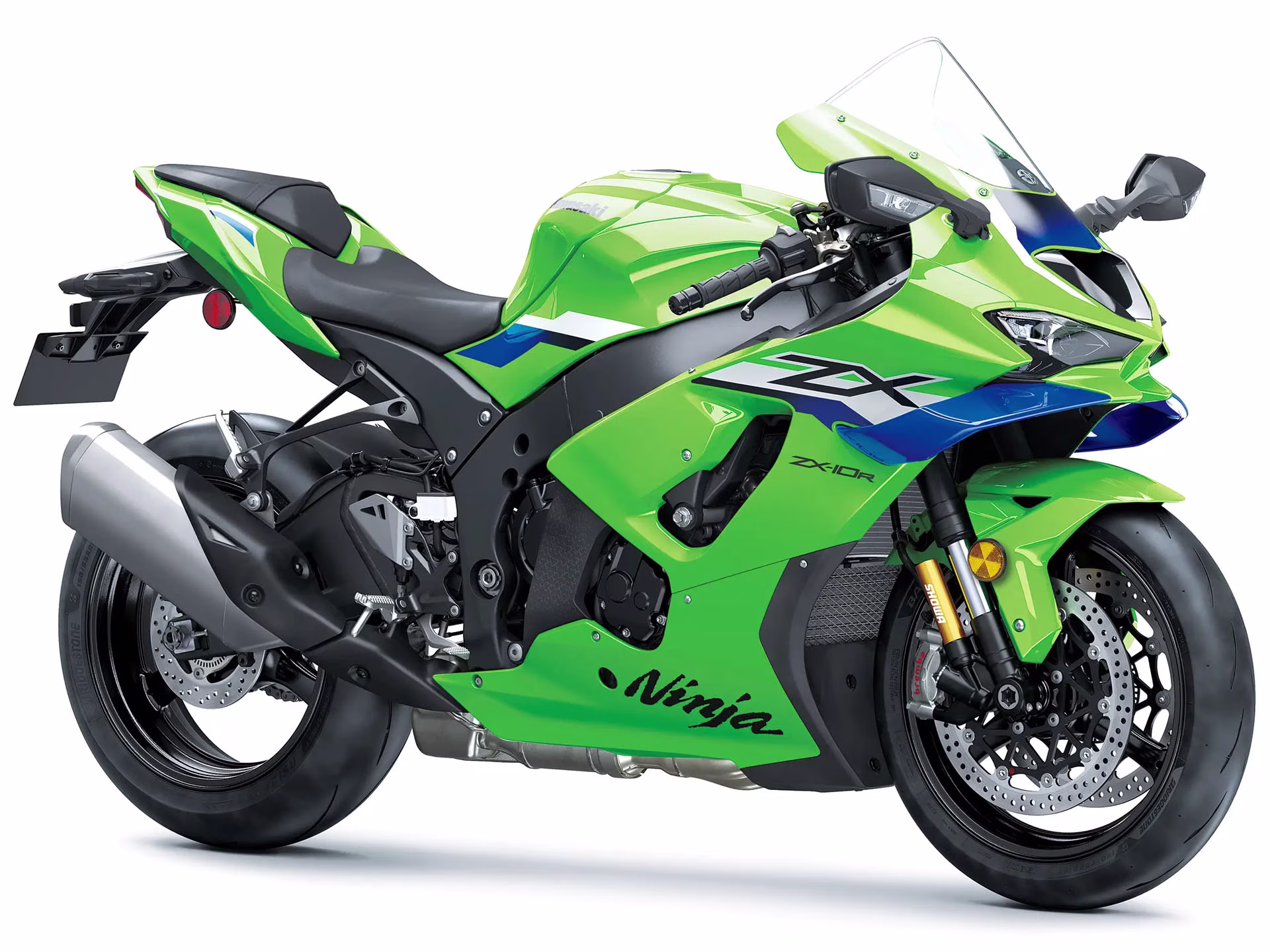 2026 Lime Green / Blue 24 Kawasaki Ninja ZX-10R ABS Motorcycle