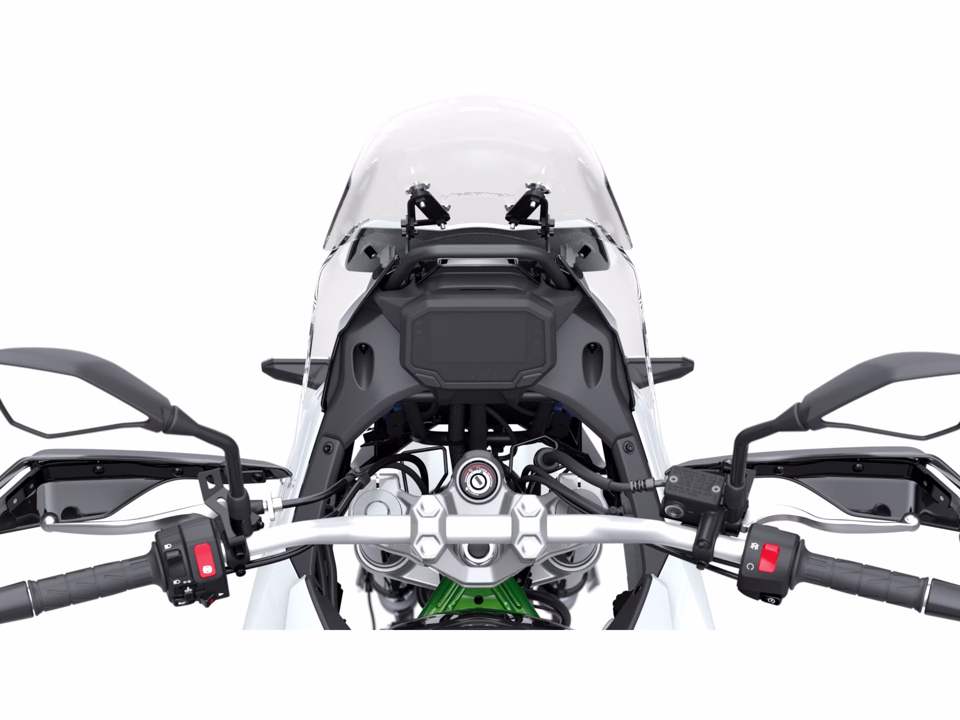 2026 Pearl Blizzard White Kawasaki KLE500 SE ABS SE Motorcycle