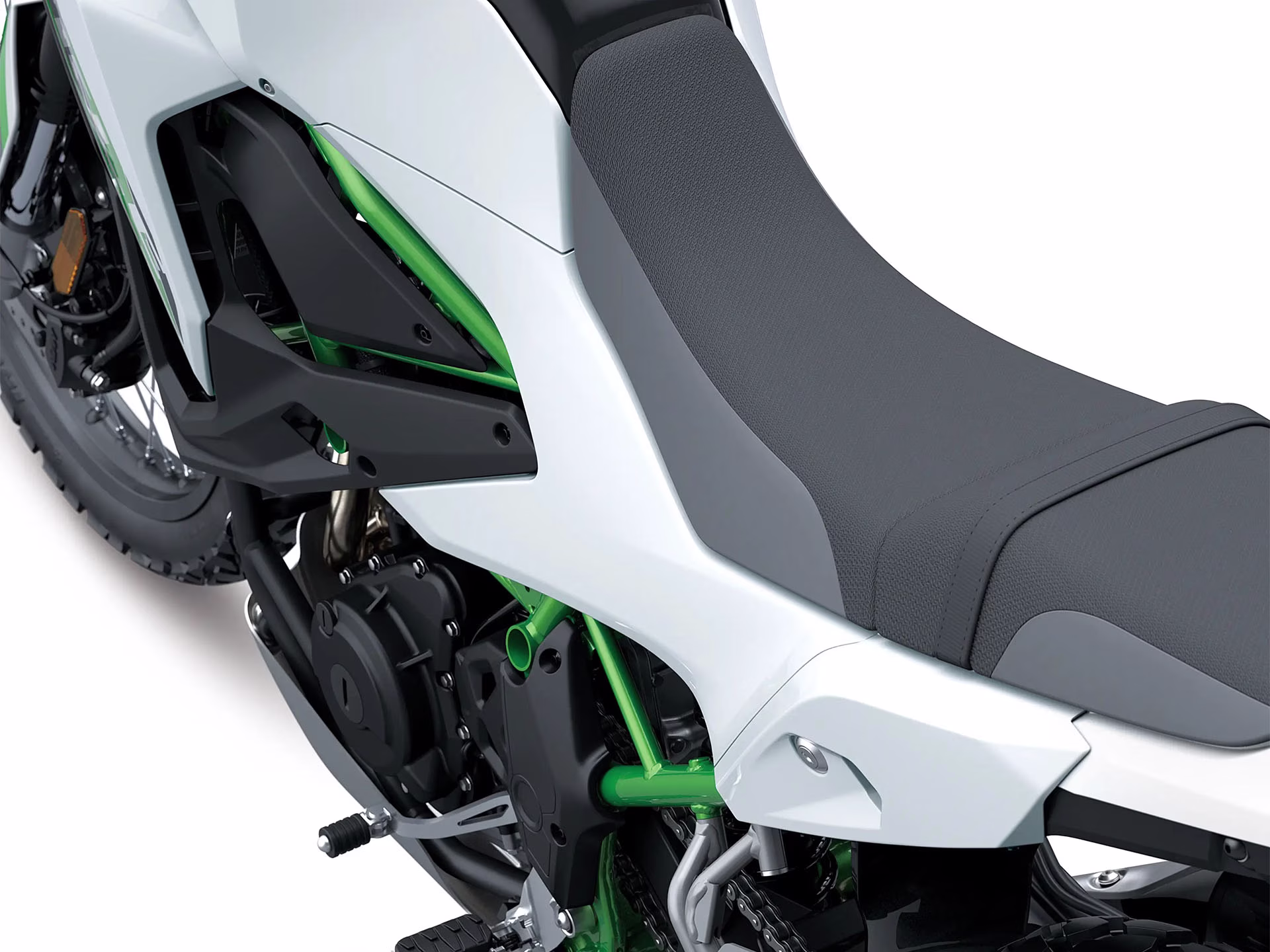 2026 Pearl Blizzard White Kawasaki KLE500 SE ABS SE Motorcycle