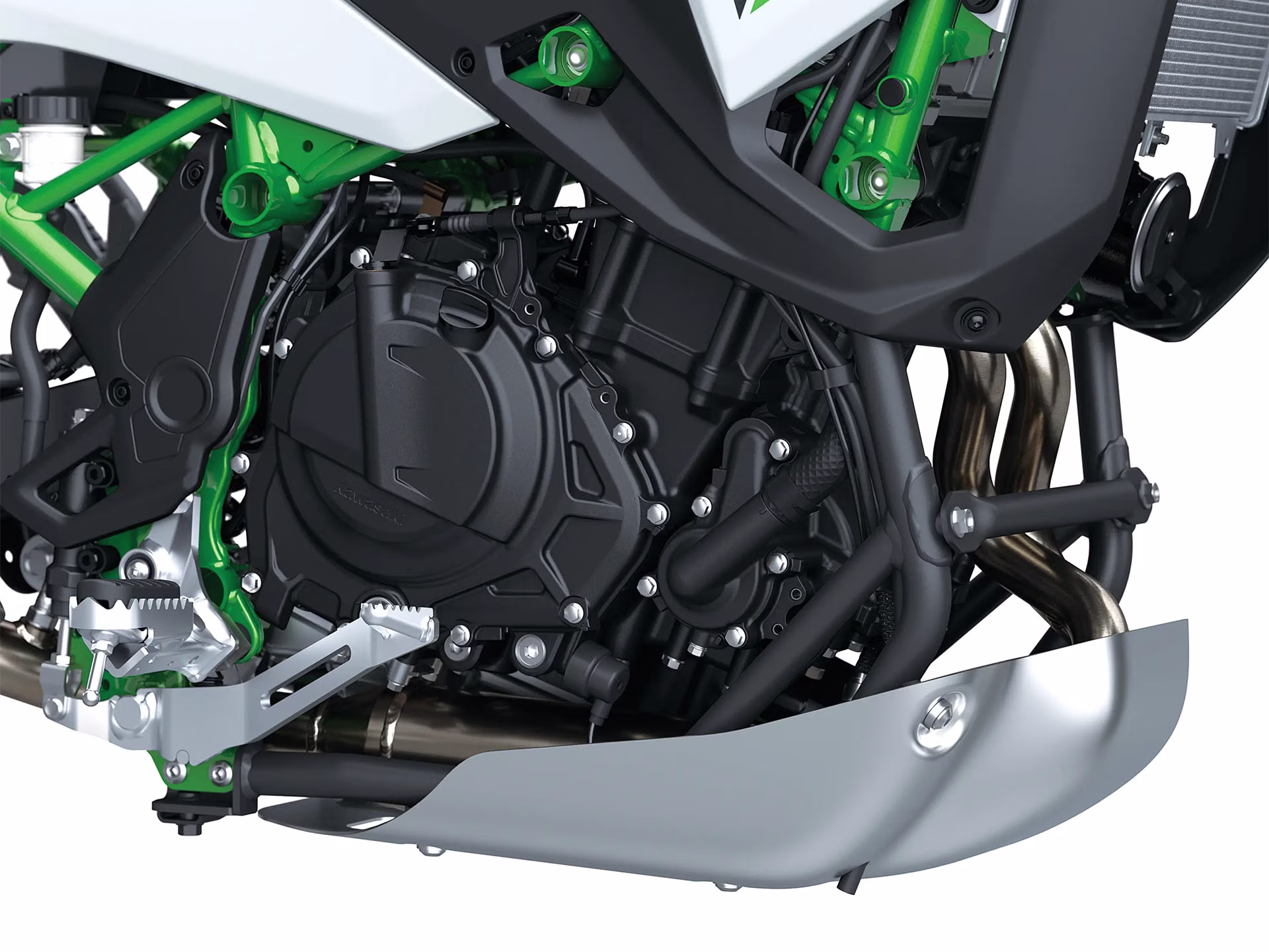 2026 Pearl Blizzard White Kawasaki KLE500 SE ABS SE Motorcycle