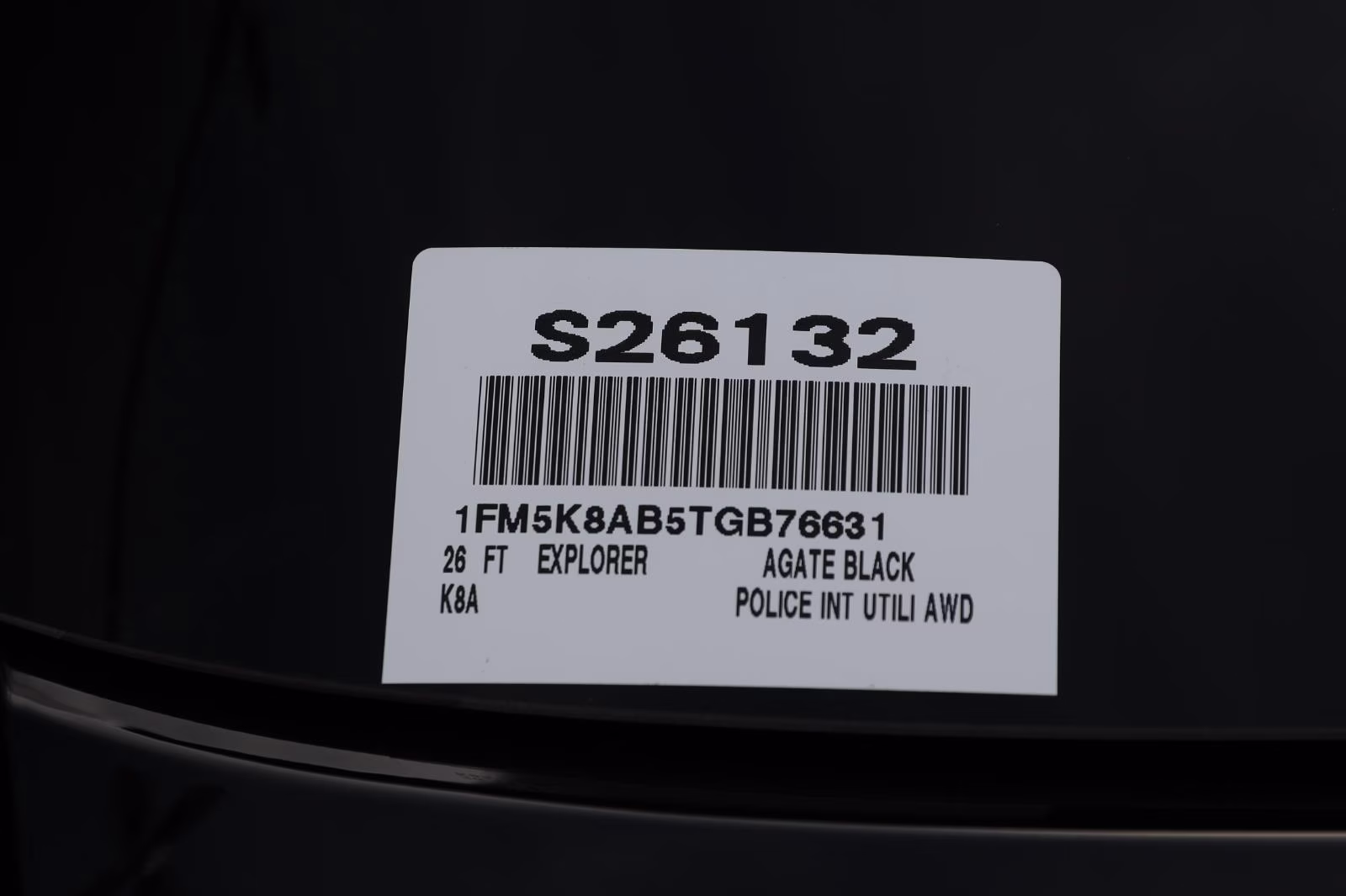 2026 Agate Black Ford Police Interceptor Utility AWD SUV