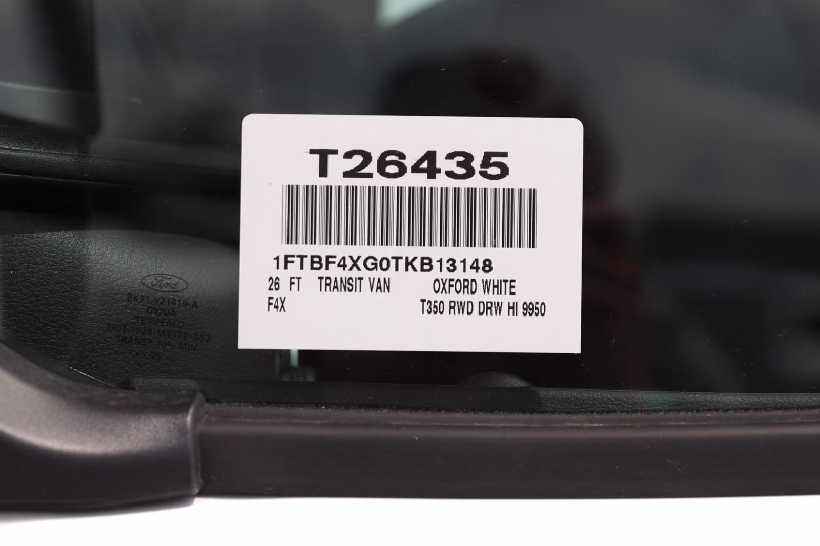 2026 Oxford White Ford Transit Cargo Van RWD Van