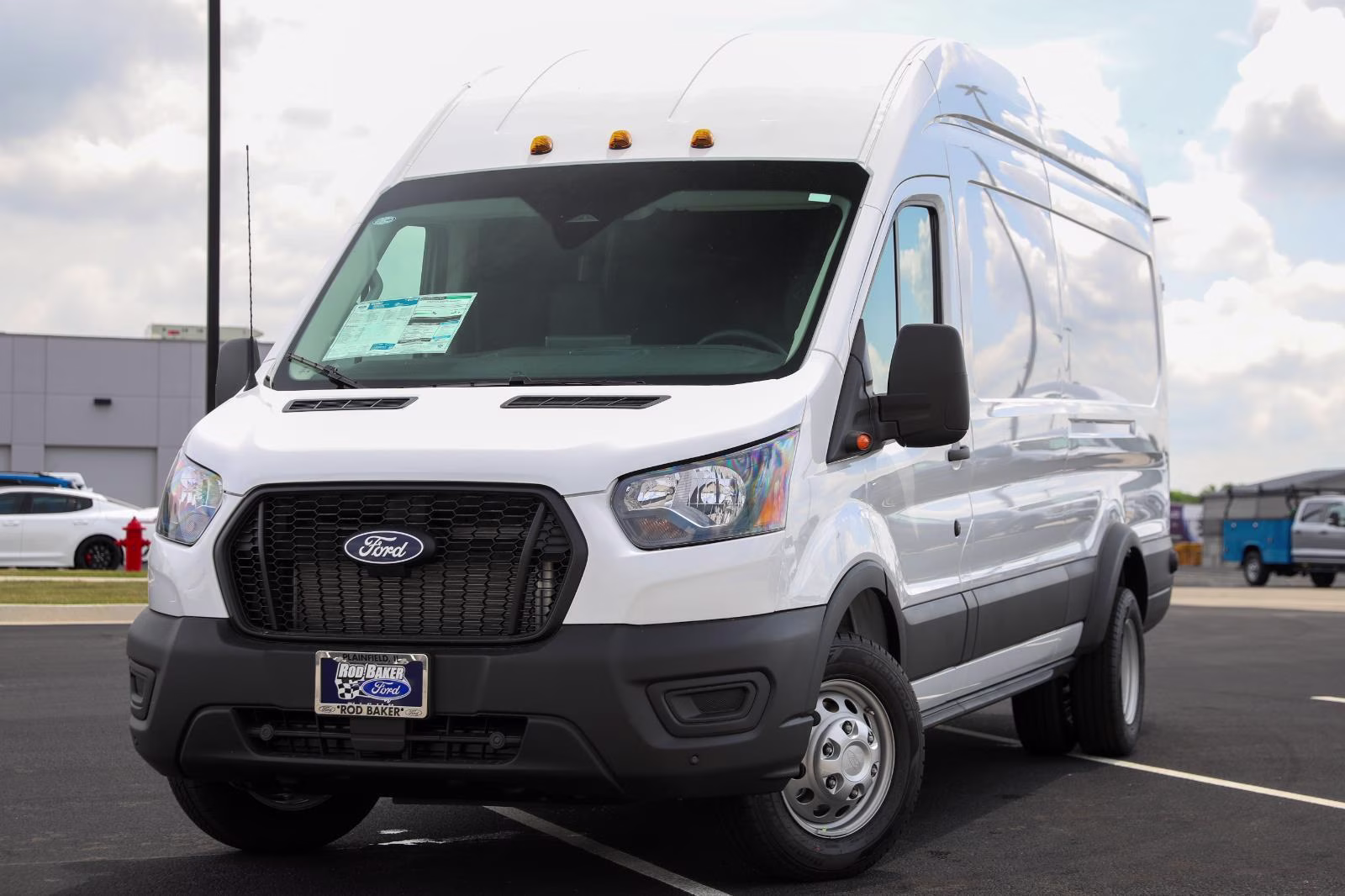 2026 Oxford White Ford Transit Cargo Van RWD Van