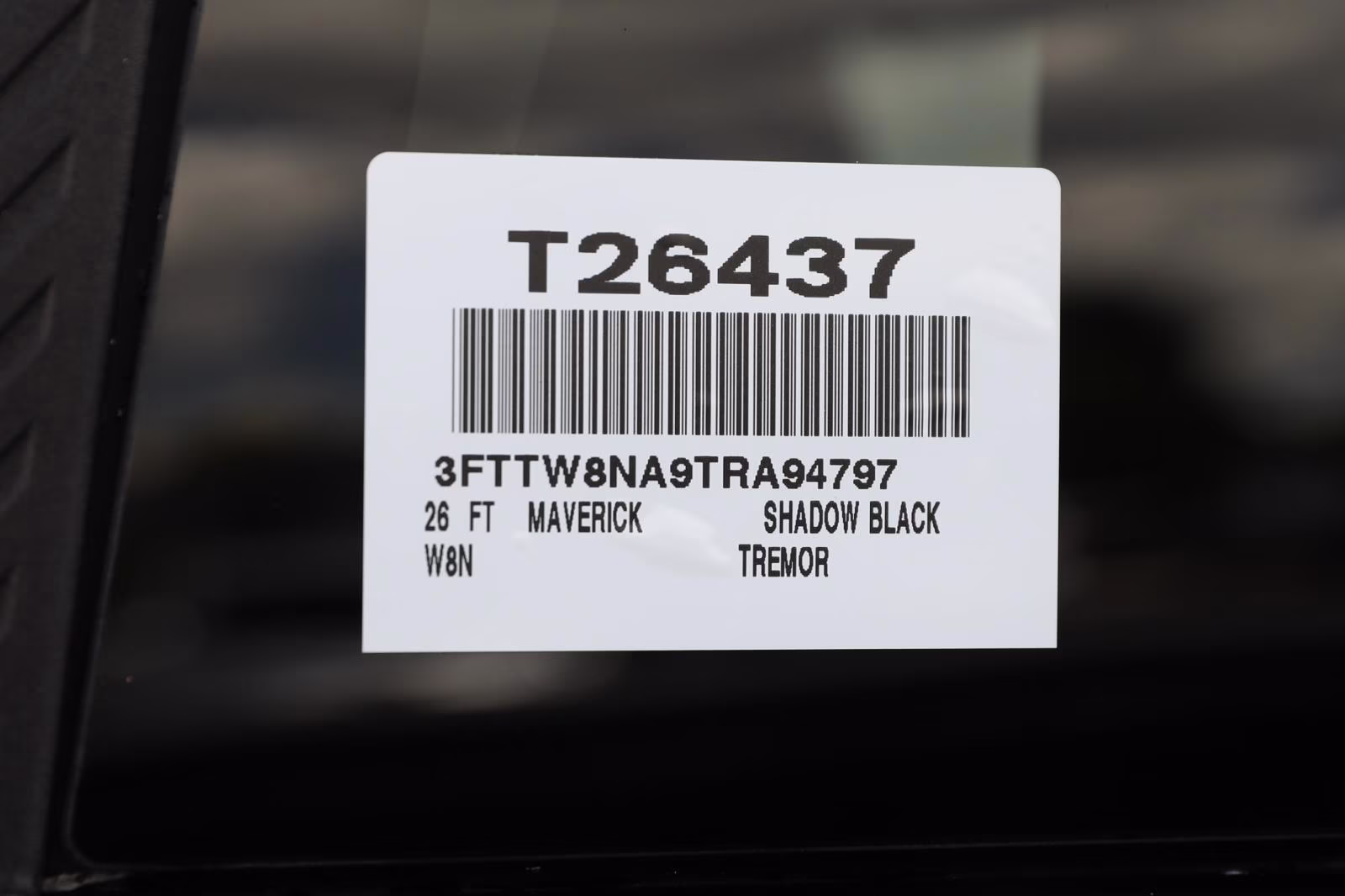 2026 Shadow Black Ford Maverick Tremor AWD Truck
