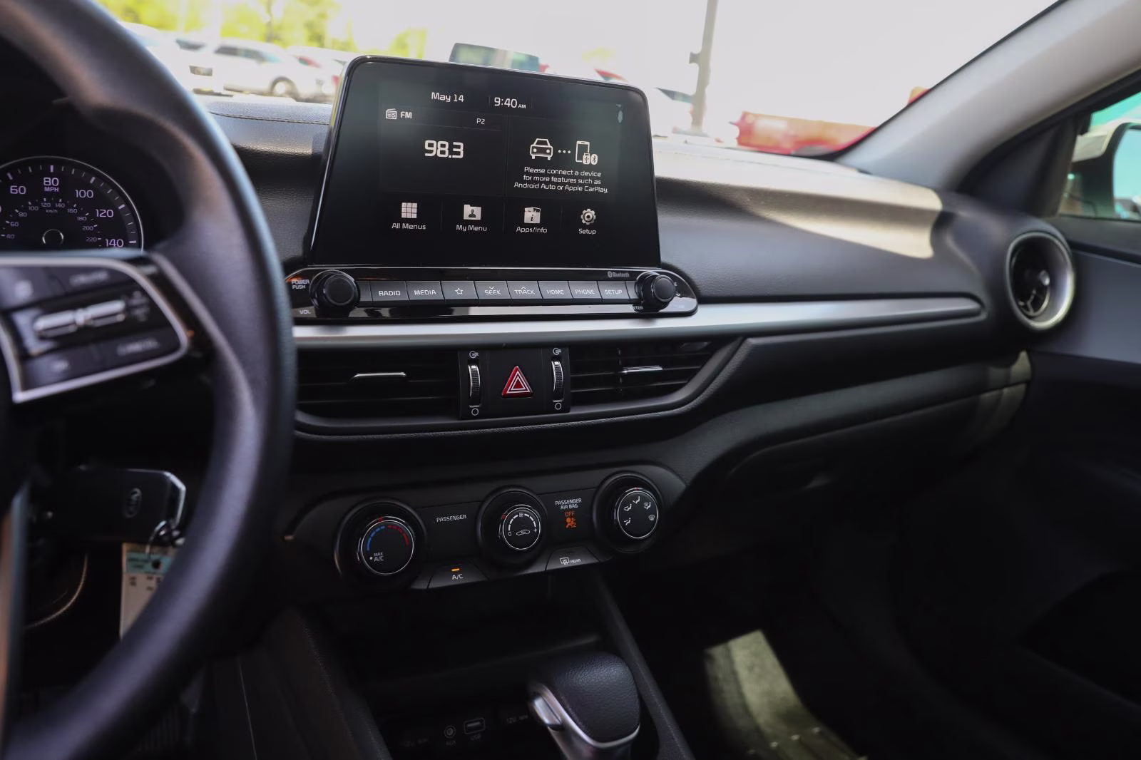 2020 Clear White Kia Forte FE FWD Sedan