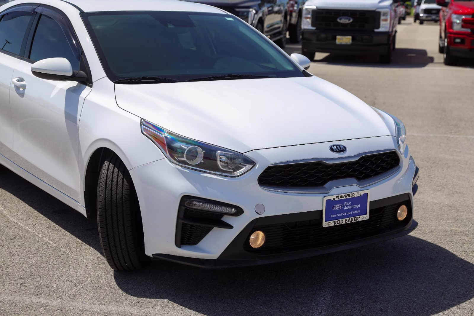 2020 Clear White Kia Forte FE FWD Sedan