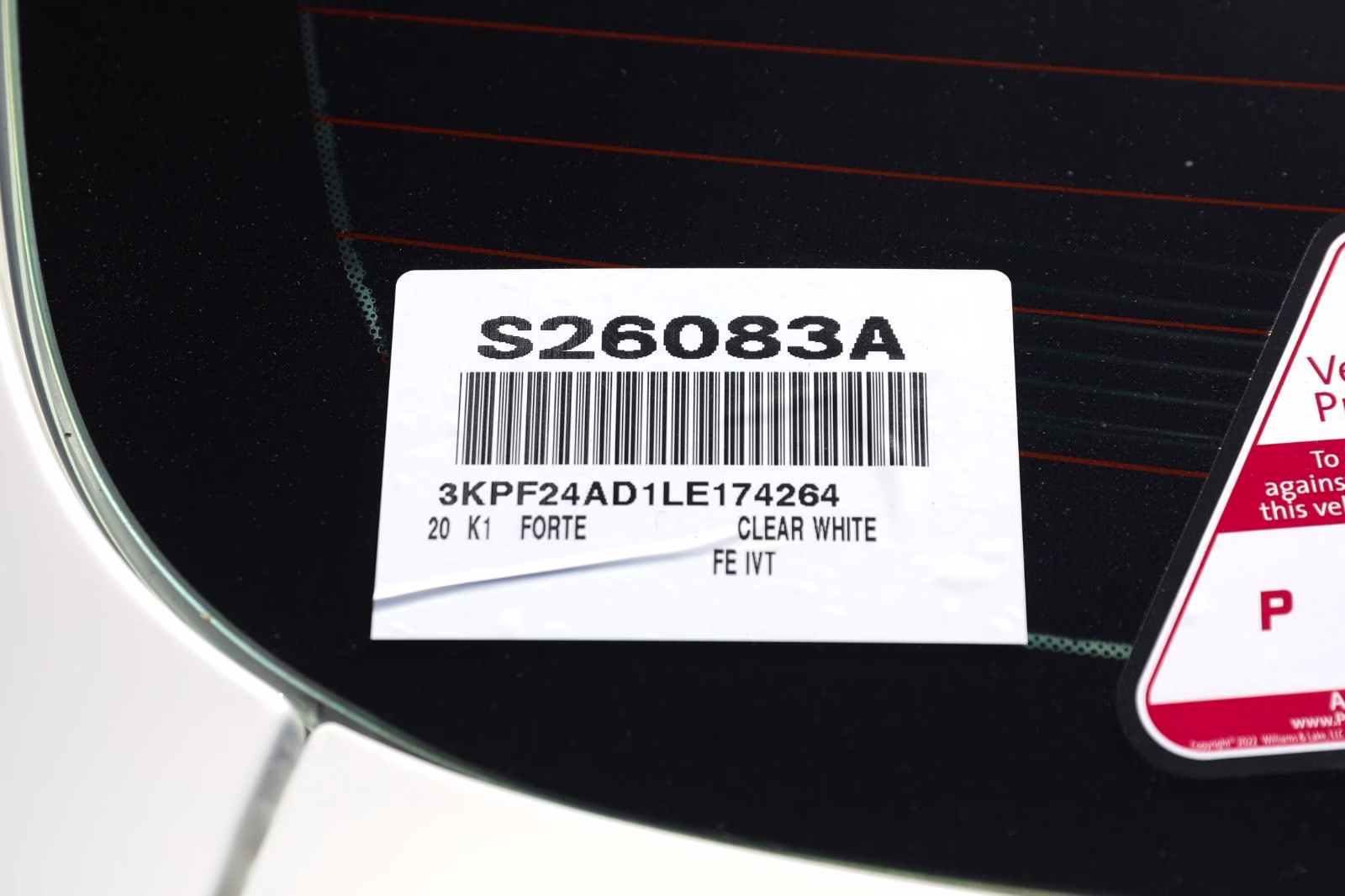 2020 Clear White Kia Forte FE FWD Sedan