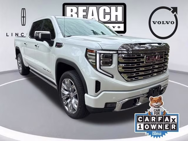 2025 White Frost Tricoat GMC Sierra 1500 Denali 4X4 Truck