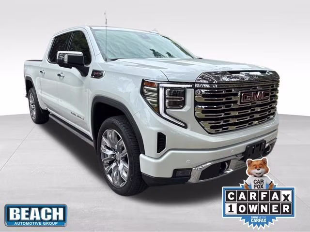 2025 White Frost Tricoat GMC Sierra 1500 Denali 4X4 Truck