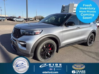 2020 Iconic Silver Metallic Ford Explorer ST 4X4 SUV