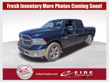 2017 True Blue Pearlcoat Ram 1500 Big Horn 4X4 Truck
