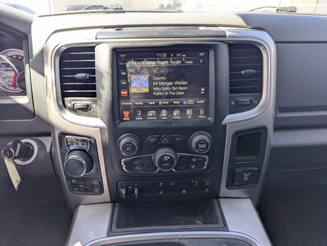 2017 True Blue Pearlcoat Ram 1500 Big Horn 4X4 Truck