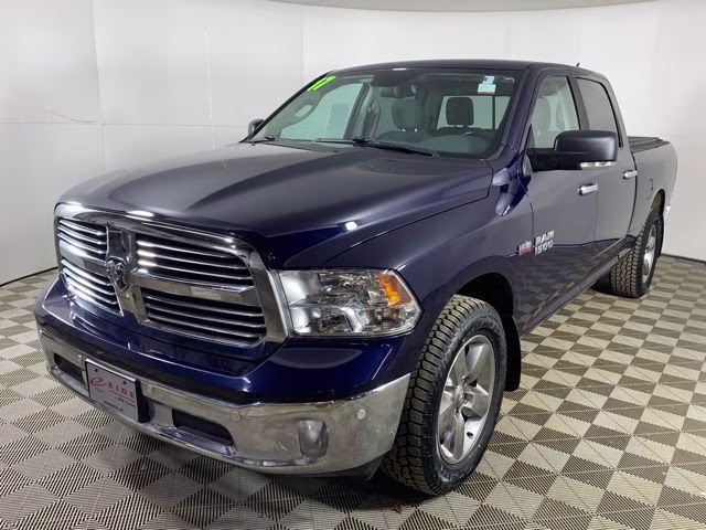 2017 True Blue Pearlcoat Ram 1500 Big Horn 4X4 Truck