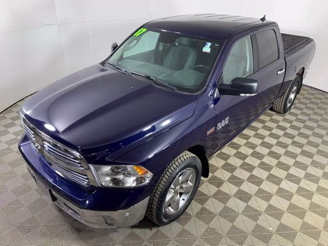 2017 True Blue Pearlcoat Ram 1500 Big Horn 4X4 Truck