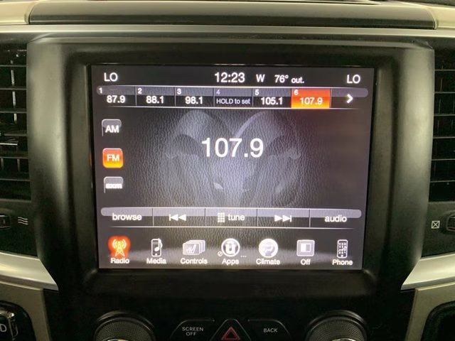 2017 True Blue Pearlcoat Ram 1500 Big Horn 4X4 Truck