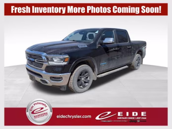 2020 Diamond Black Crystal Pearlcoat Ram 1500 Laramie 4X4 Truck