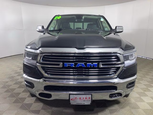 2020 Diamond Black Crystal Pearlcoat Ram 1500 Laramie 4X4 Truck