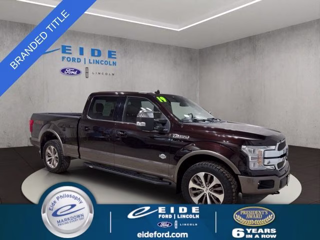2019 Magma Red Metallic Ford F-150 King Ranch 4X4 Truck