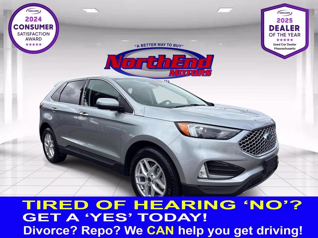 2023 Silver Metallic Ford Edge SEL AWD SUV