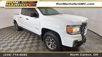 2021 Summit White GMC Canyon AT4 w/Cloth 4X4 Truck