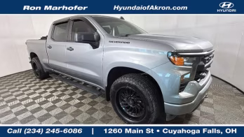 2023 Sterling Gray Metallic Chevrolet Silverado 1500 Custom 4X4 Truck